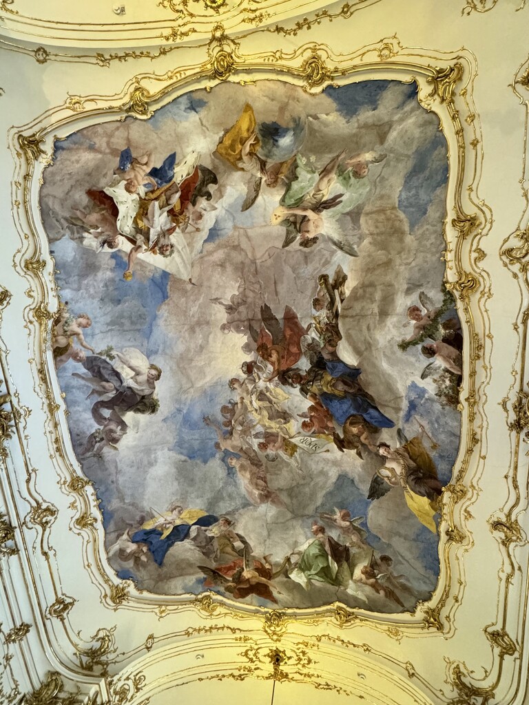 Painted ceiling.  by cocobella