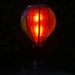 Hot air balloon by night