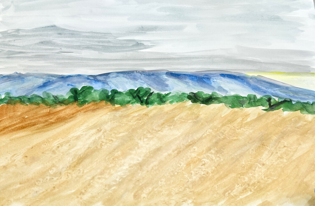 Idaho Roads~ Watercolor by marylandgirl58