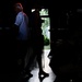 Silhouette in doorway 