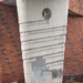 Footbridge stanchion