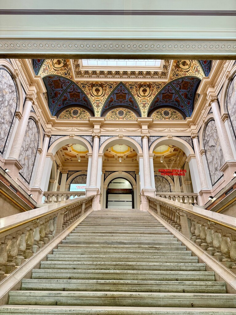 Stairs in Albertina museum.  by cocobella
