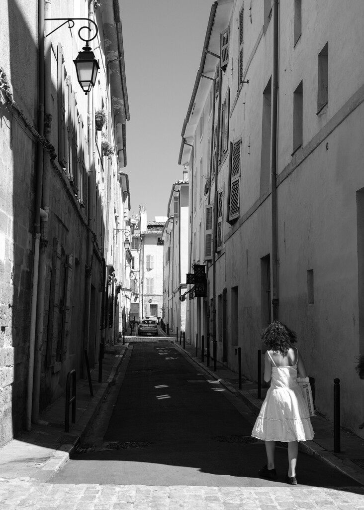 Girl in white dress  by brigette