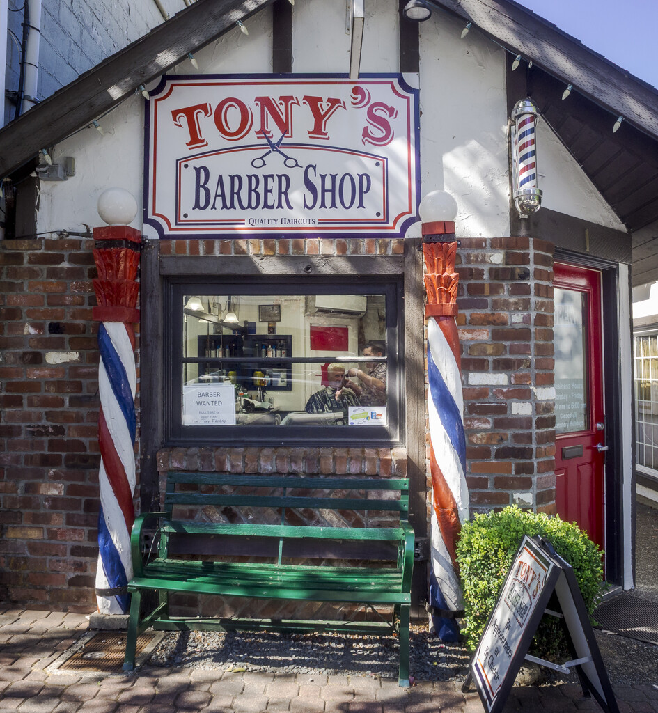 Tony's Barber Shop by cdcook48