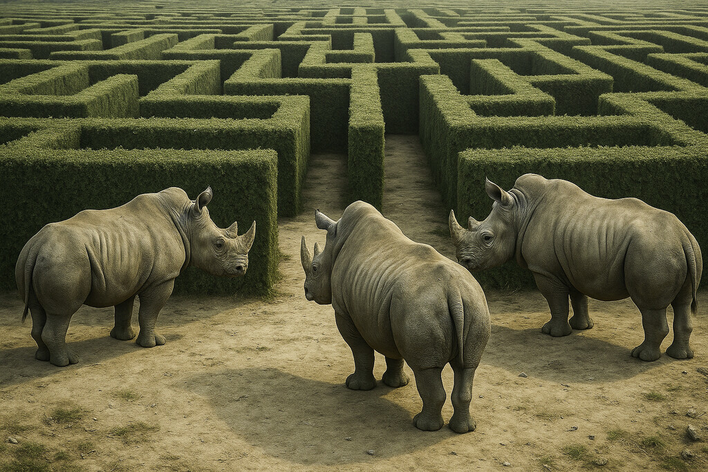 Rhino Maze... by lsquared
