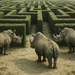 Rhino Maze...