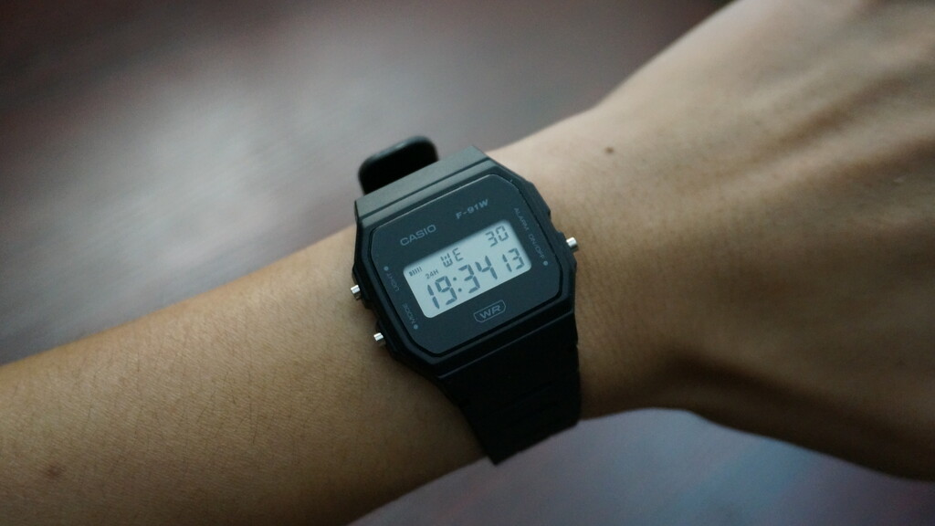 My favorite watch: Casio F91-WB by gnadtad