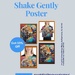 Shake Gently Canvas – Bold Wall Art with a Message  808 Lion Lifestyle Store