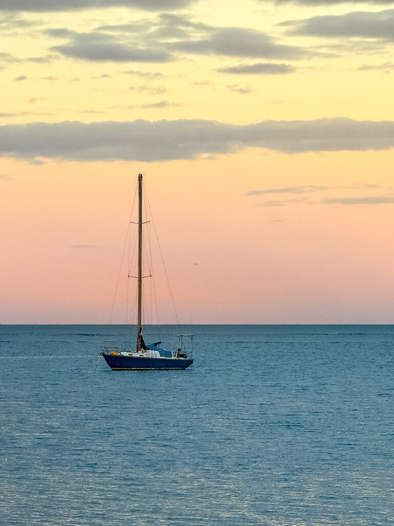 lone yacht by pusspup