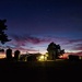 Daybreak over the dairy shed