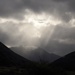 It had been a wet miserable day but then a few sun rays broke through 