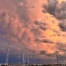 Spectacular sunset. 