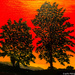 Sunset (acrylic painting)