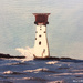 Lighthouse (acrylic painting)