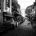 A street in Glasgow…. With dog…