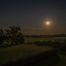 Landscape under the full moon