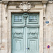 man and door