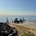 Tractors On The Powerboat Ramp