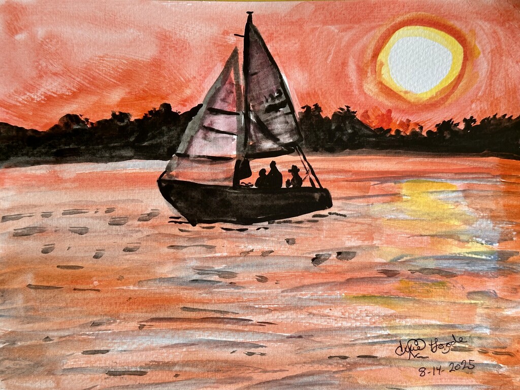 The swiftly setting sun by pandorasecho