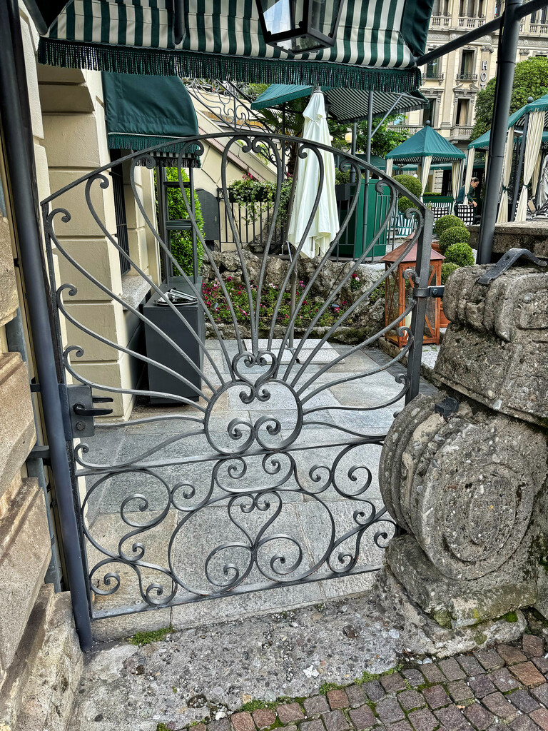 Three hearts on the gate.  by cocobella
