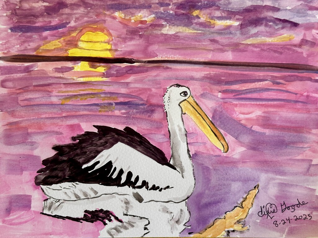 Sunset swim by pandorasecho