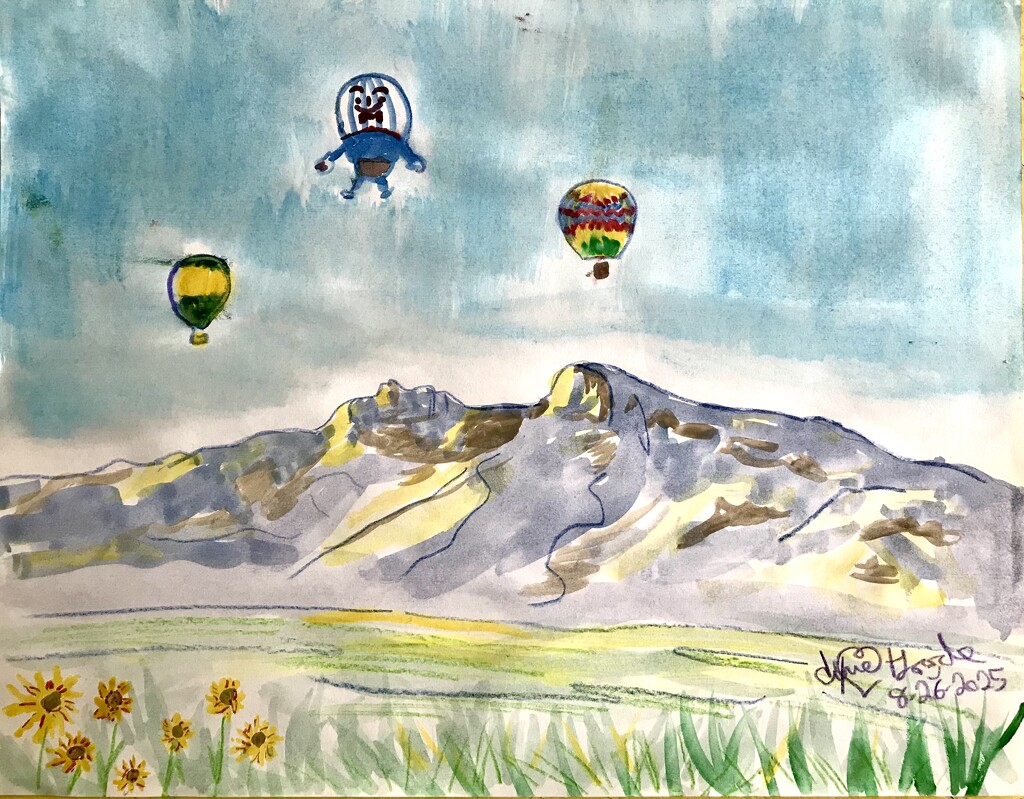 Balloons over Heart Mountain  by pandorasecho