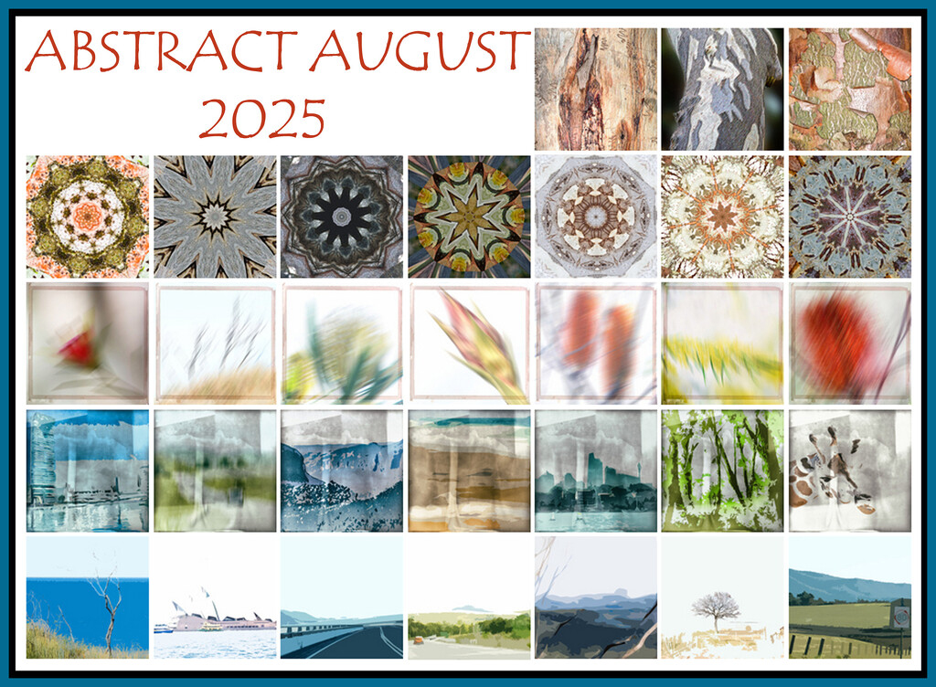 Abstract August Collage by annied