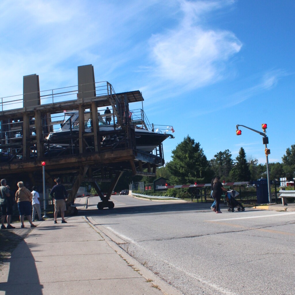 Boat Crossing the Street by mytogblog