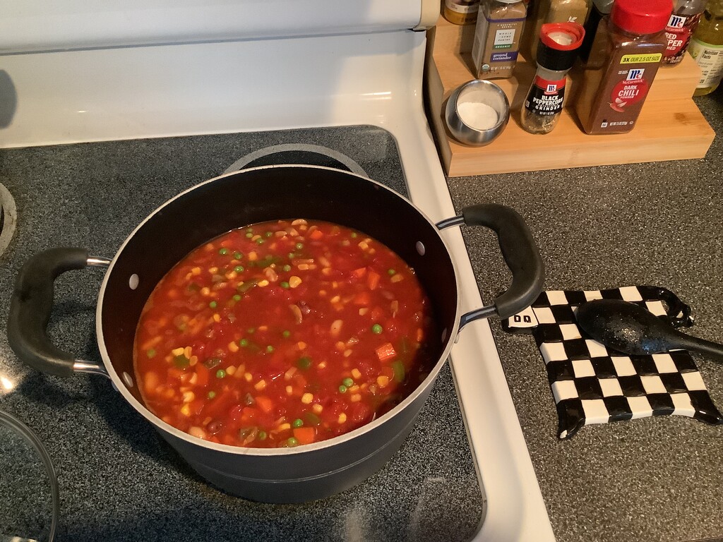Rainy day veggie chili by susan727