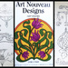  Art nouveau - Shapes by beryl