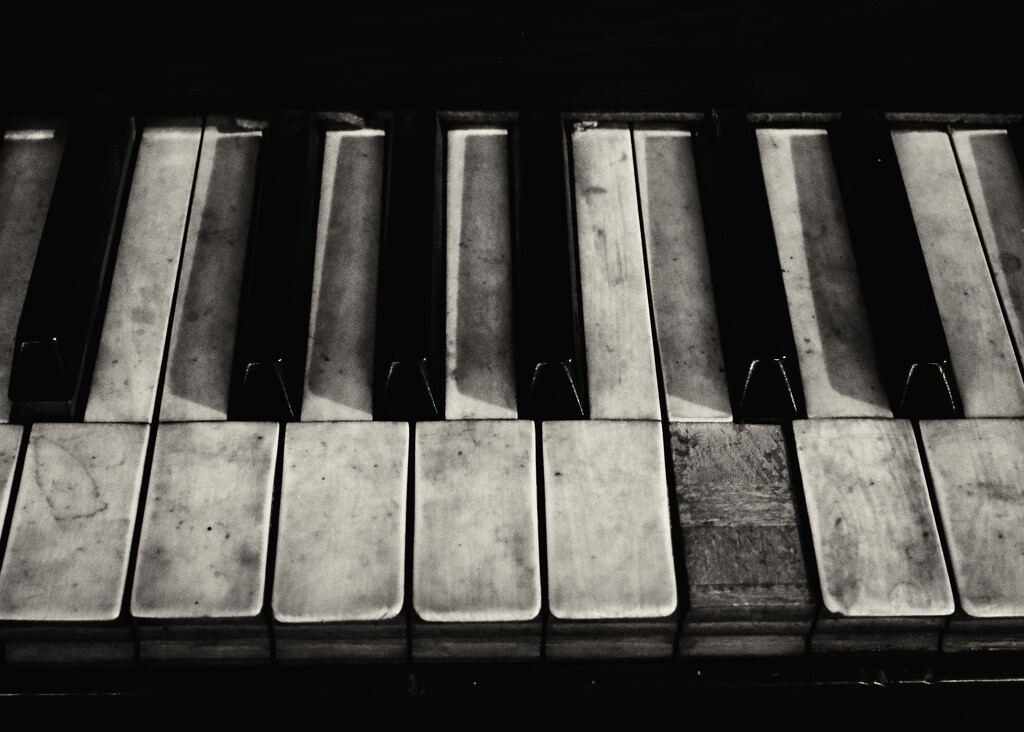 The well-loved piano by eudora