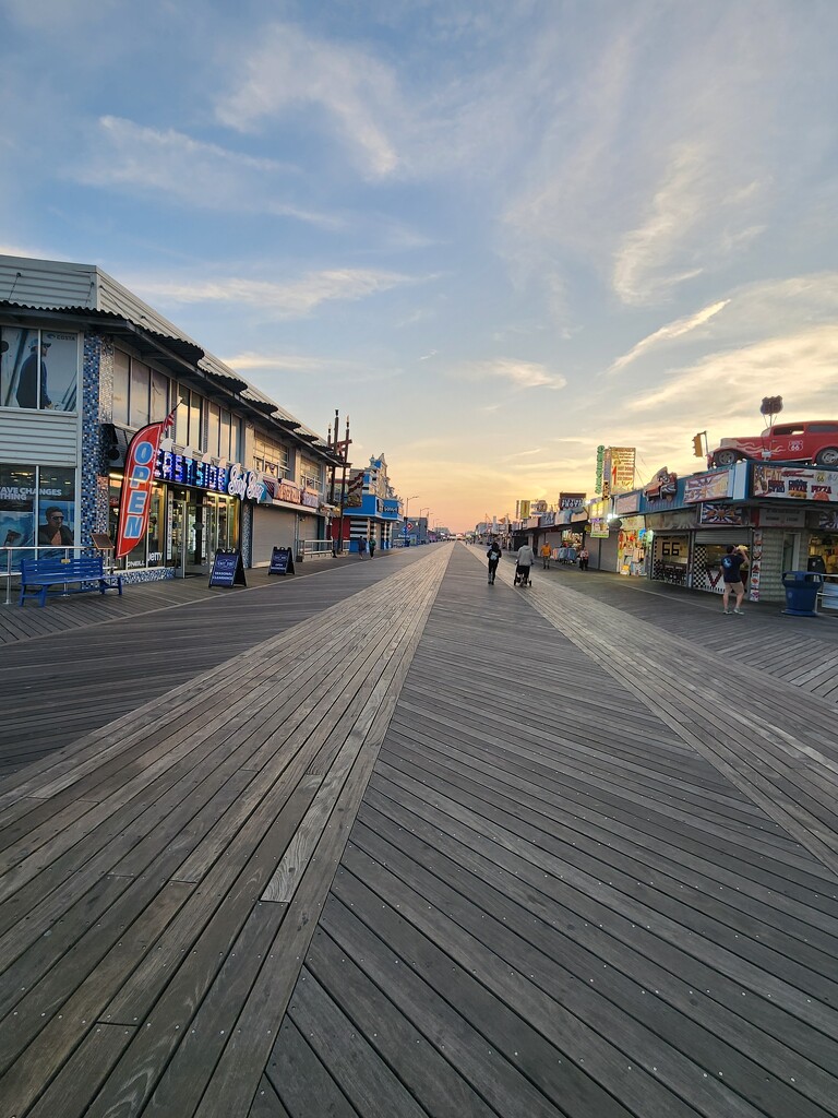 An Evening Walk on the Boardwalk by jo38