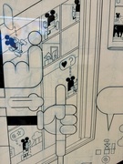 25th Sep 2025 - Heart on black and white art. 