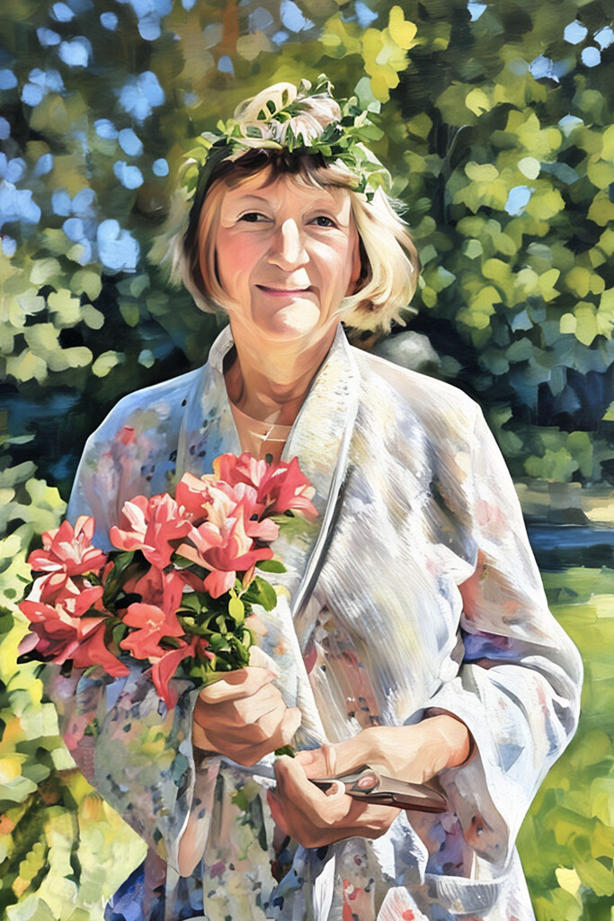  A month of filters - Me in the garden by jeneurell