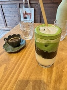 26th Sep 2025 - Matcha sesame latte. 