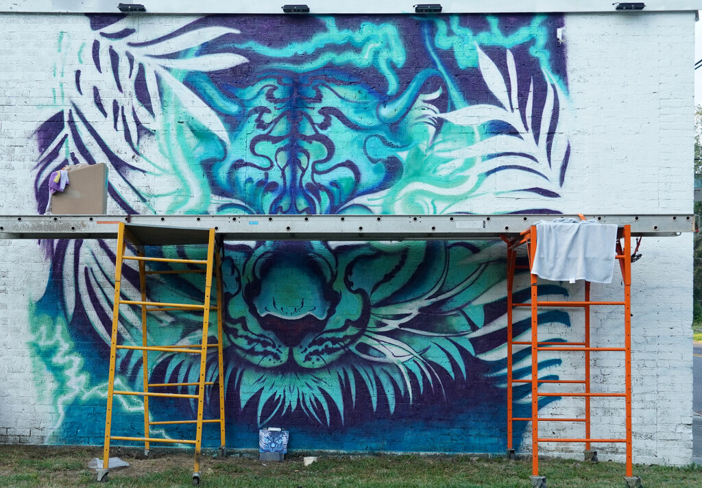 Street Art in progress by eudora