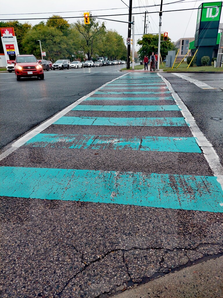 30 Days of Teal: Day 25-- Crosswalk by princessicajessica