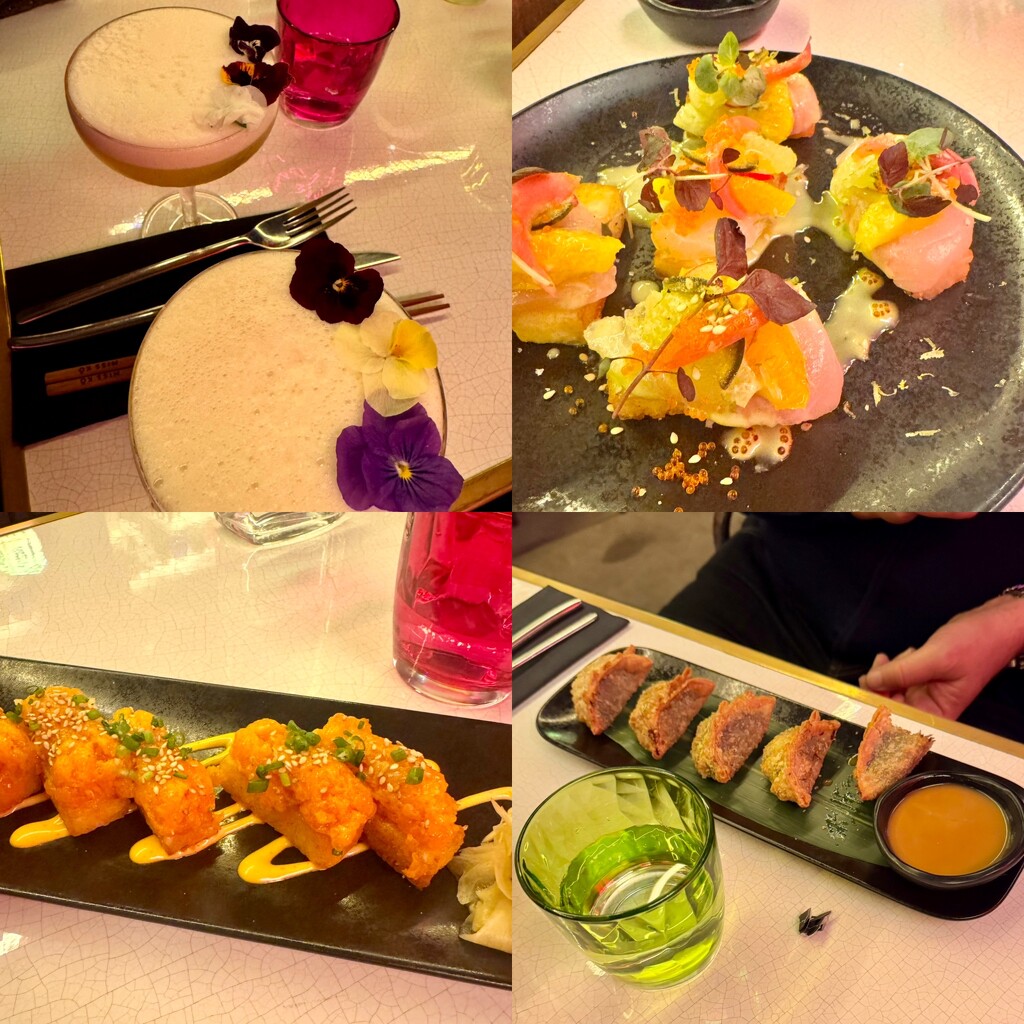 Cocktail and menu.  by cocobella