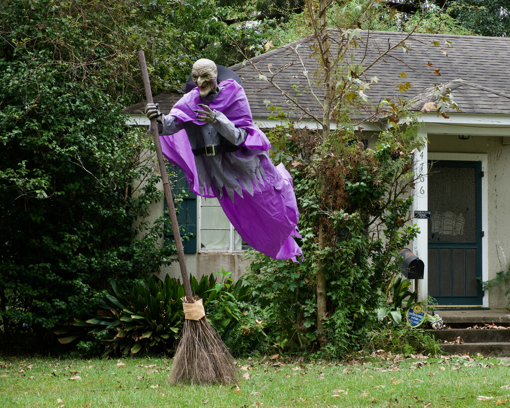 Riding a broom by eudora