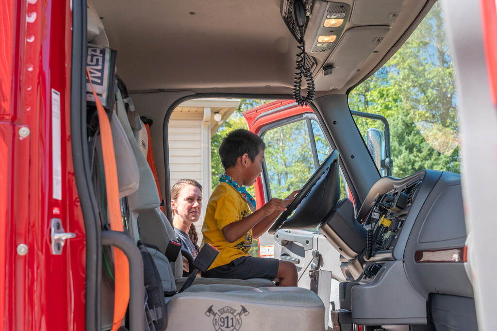 Driving the Fire Engine... by thewatersphotos