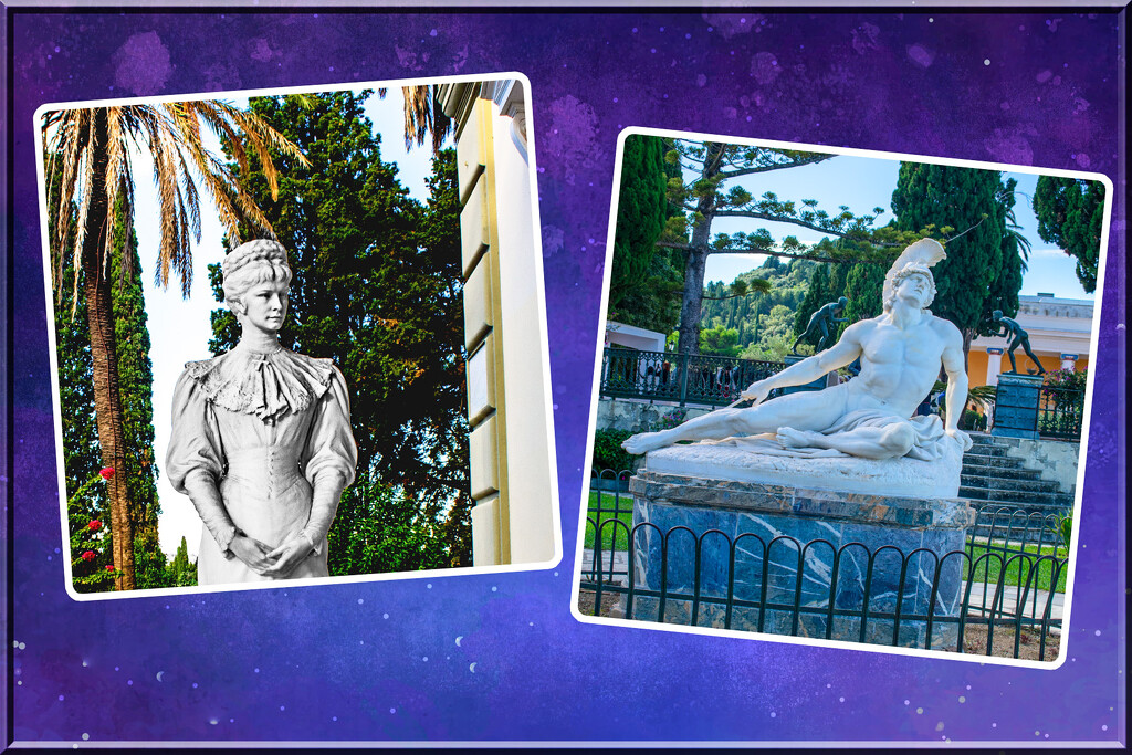 Empress Elisabeth of Austria, known as Sisi, built the Achilleion Palace on the Greek island of Corfu in 1890.  by 365projectorgchristine