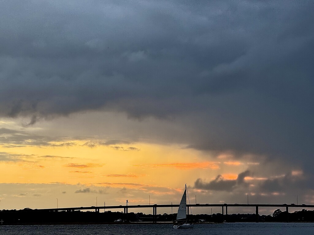 Sailing at sunset by congaree