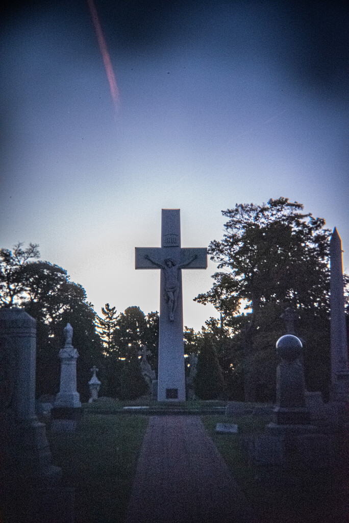 Crucifix-Holga Day 48 by darchibald