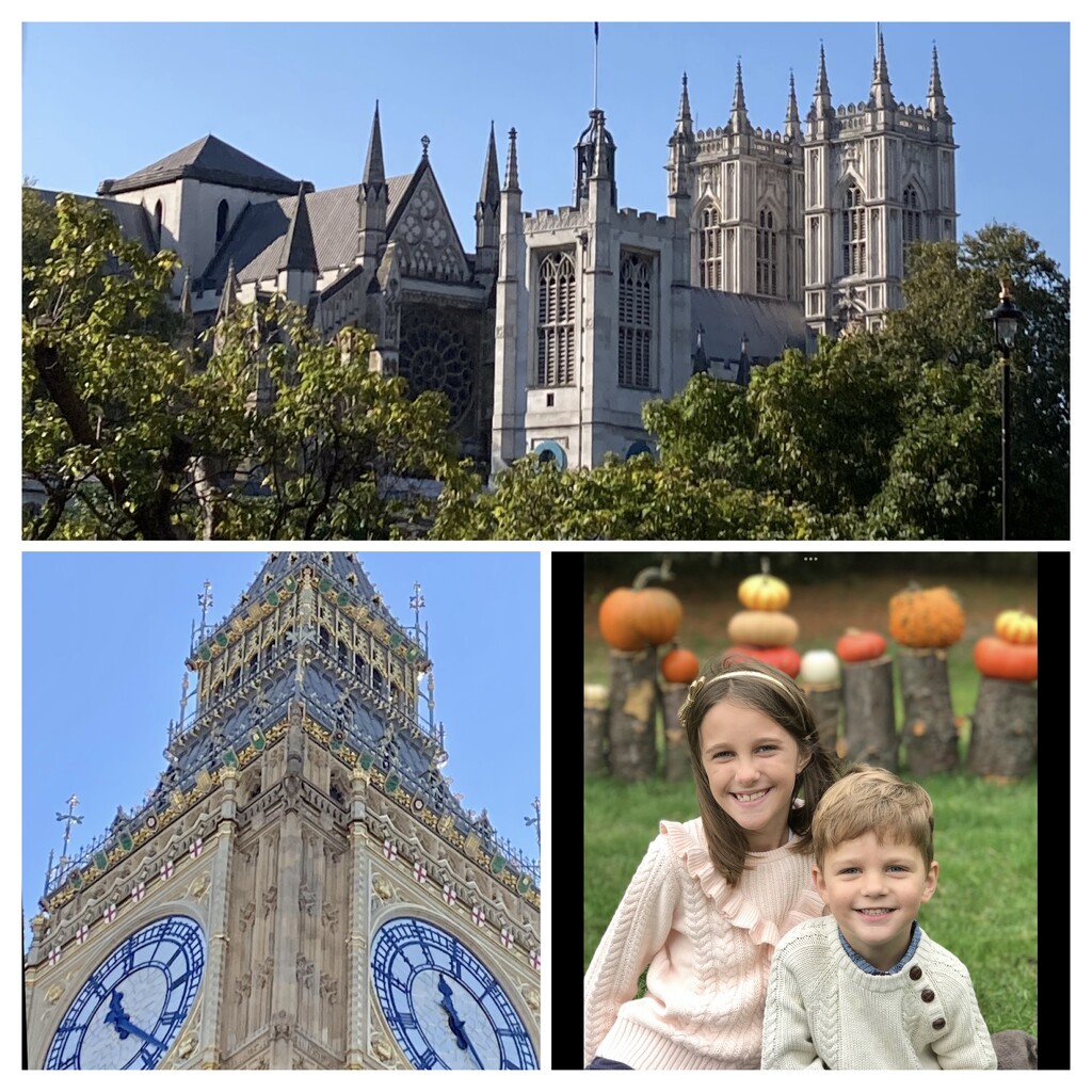 Westminster Abbey, the Tower of Big Ben, the rosy red cheeks of the little children. by illinilass