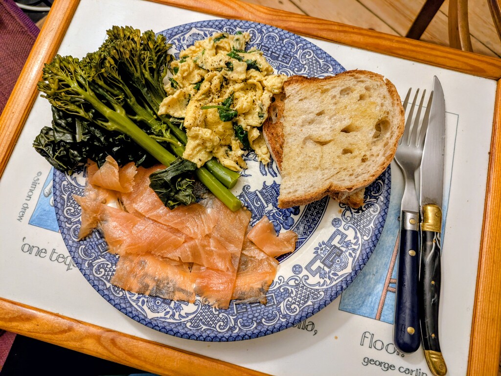 Smoked salmon supper  by boxplayer