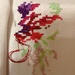 I started embroidering flowers, but I don't know when I'll finish. I'm not a fan of embroidery, but sometimes I want to.