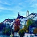 Basel old town by the Rhyne. 