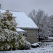 Another view of the front of our place after first snow
