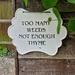 Sign - Not Enough Thyme