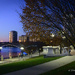 A blue hour shot along our riverfront downtown